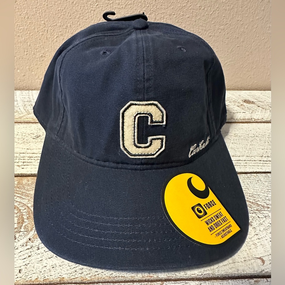 Carhartt Canvas Patch Cap with Velcro Adjustable Closure- NWT